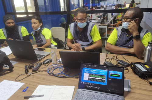 新宝体育完成DP World多米尼加码头现场调试工作