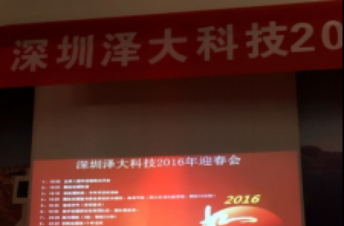 公司2016年“辞吉羊，迎金猴”迎春会